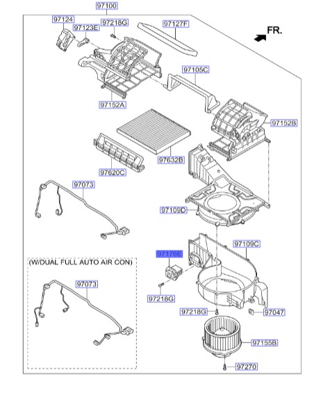 ترانزیستور بخاری موهاوی  Hyundai/KIA Genuine Parts – MOBIS    971792J000 