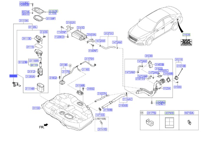 درجه داخل باک سوناتا  Hyundai/KIA Genuine Parts – MOBIS    94460E6000