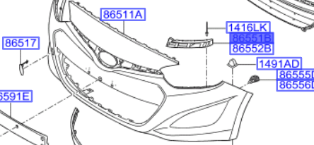 براکت هیوندا i20