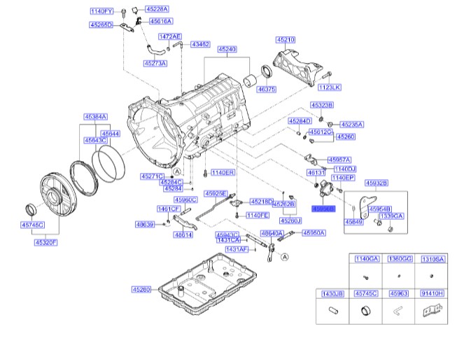 سلکتور تعویض دنده هیوندای جنسیس_کوپه    Hyundai/KIA Genuine Parts – MOBIS    427004E000