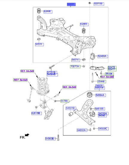 رام هیوندای النترا   62405F2000