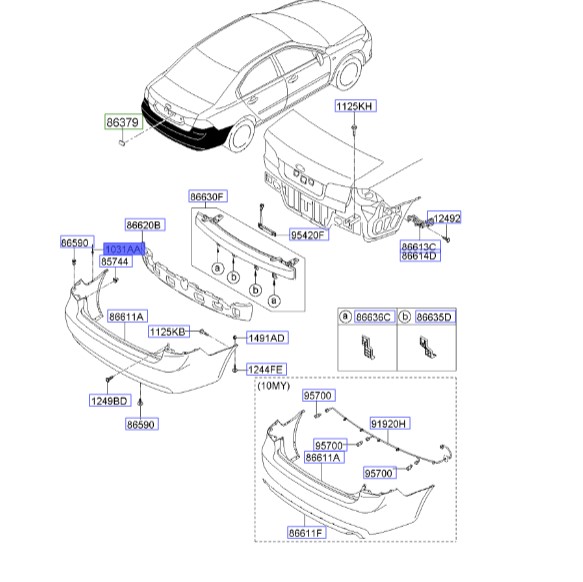 خار پیچی اپتیما 2016 | Hyundai/KIA Genuine Parts | اپیروس GH مدل 2008 تا 2010 – موهاوی HM مدل 2008 تا 2013 – اپتیما MG مدل 2009 و 2010 – اپتیما TF مدل 2011 تا 2015 