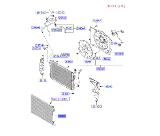 خشک کن کولر توسان  978012E100