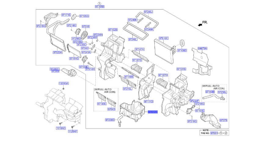 قاب هواکش توسان   Hyundai/KIA Genuine Parts – MOBIS   971372S000