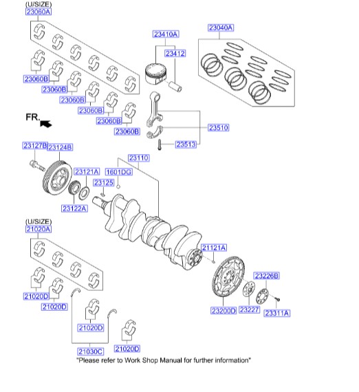 میلنگ | Hyundai/KIA Genuine Parts | سورنتو BL مدل 2008 و 2009