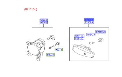 راهنما روی گلگیر چپ ورنا   Hyundai/KIA Genuine Parts – MOBIS   923032D100 