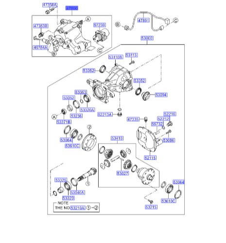 کوپلینگ دیفرانسیل هیوندای توسان  Hyundai/KIA Genuine Parts – MOBIS    IX35  478003B510