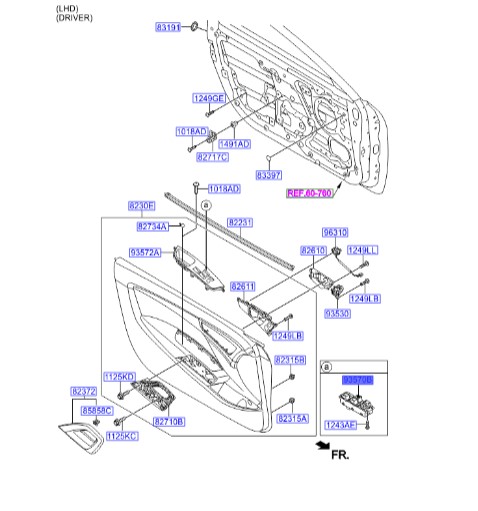 کلید شیشه بالابر هیوندای ولوستر   Hyundai/KIA Genuine Parts – MOBIS   935702V0154X