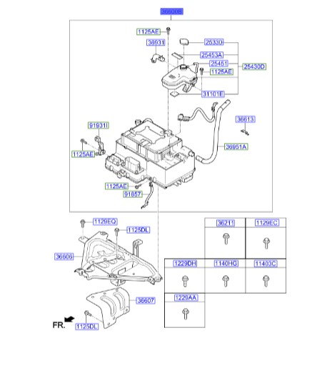 PCUسوناتا هیبرید 363003d221 Hyundai/KIA Genuine Parts – MOBIS 