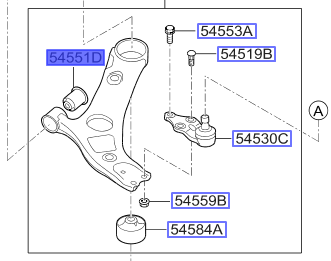 بوش طبق کیا اوپتیما (545513R000)