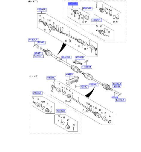 سرپلوس گیربکس راست  Hyundai/KIA Genuine Parts – MOBIS  I30  495352L101 