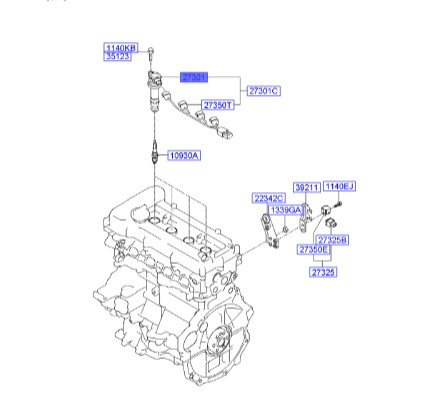 کوئل ولستر   Hyundai/KIA Genuine Parts – MOBIS   273012B100