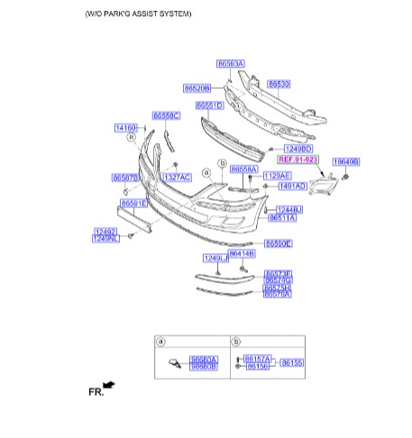 سنسور سپر جلو جنسیس Hyundai/KIA Genuine Parts – MOBIS  957203M010NY2