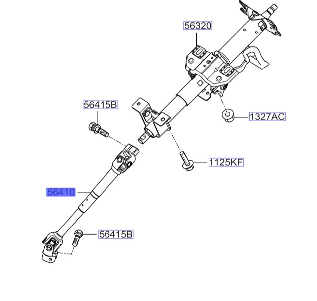 چهار شاخ فرمان اپتیما 2009 | Hyundai/KIA Genuine Parts | اپتیما MG مدل 2009 و 2010