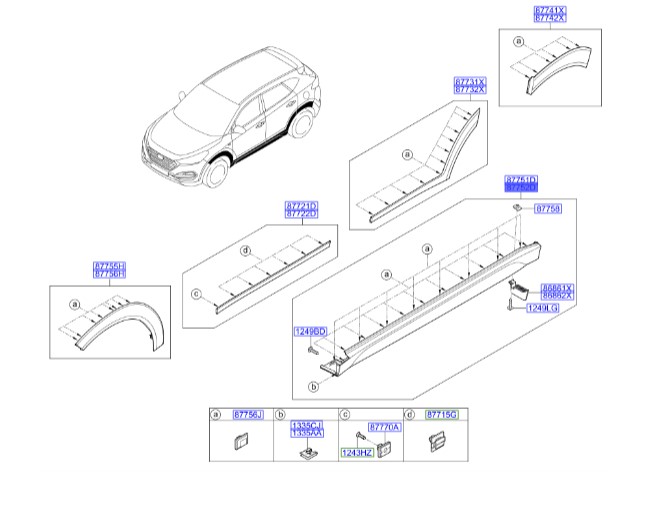 رکاب راست هیوندای توسان  87752D3100