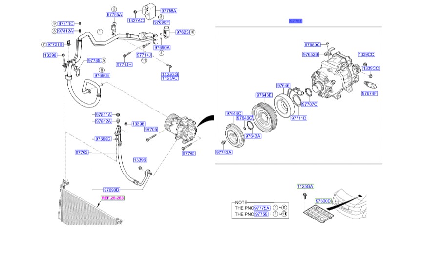 کمپرسور کولر سوناتا  977013K700