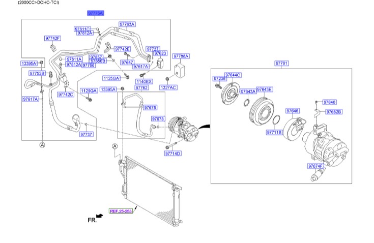 شلنگ کولر Hyundai/KIA Genuine Parts – MOBIS    IX35  977752S500 