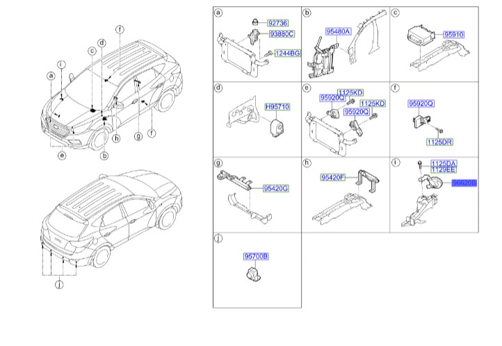 بوق راست  Hyundai/KIA Genuine Parts – MOBIS   IX35 966302S000 